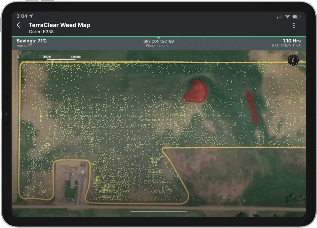 Weed Map iPad mockup