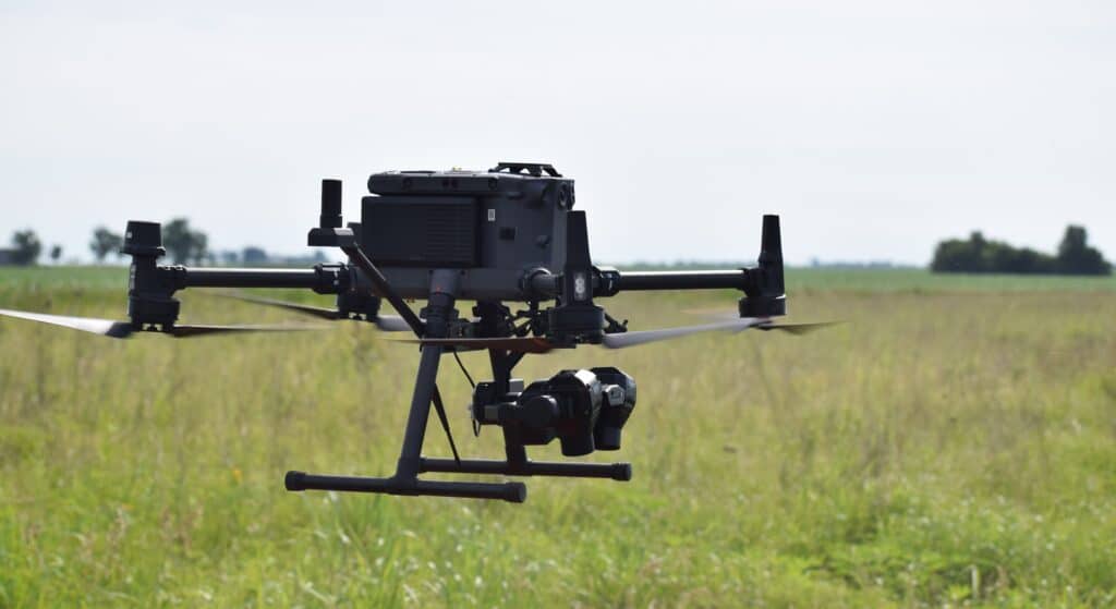 PixelScout drone flying